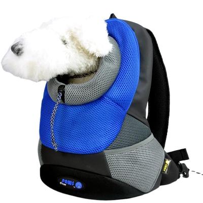 China RTS High Quality Foldable Pet Backpack Oxford Padded Breathable Backpack For Puppies Dogs Cat Pet Carrier Backpack for sale