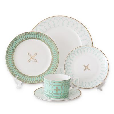 China Sustainable Table Ceramic Colorful Dinner Set Dining Dinnerware Sets for sale