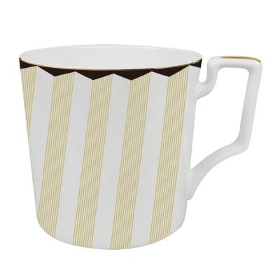 China Viable Popular Customize Design Logo Engraving Porcelain Coffee Mug Ceramic Mugs for sale