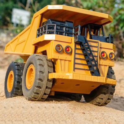 China Kids volquete rc 1/24 Scam Lux RC Truck Dump Trucks Toy Vehicle Engineer RC Model Truck 2.4g r/c for Kids Gifts Toddlers Hobby birthday christmas for sale