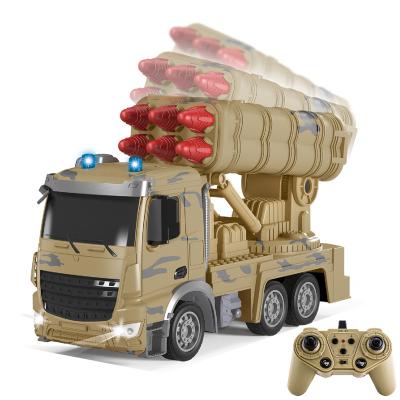 China RC Model Military Truck Remote Control Car 2.4Ghz 4WD 1 24 Scale Toy Vehicles For Kids Boys Girls Gift rc army trucks missile launch for sale