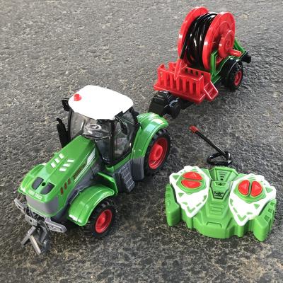 China RC Model Big Size Water Pump Farm Tractor Autoradio Control Car Radio Control RC Truck Tractor Kids Building Children for sale