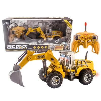 China RC Model C/V Tractores trucks carro control remoto excavator rc toys rc trucks dump loader bulldozer oyuncak juguete excavator claw drill for sale