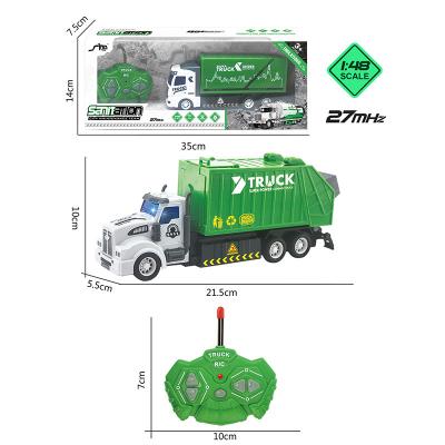 China RC Model Tanker Cargo Truck Toys For Children Remote Control Car Container Garbage Truck Vehicles Toys Kids RC Trucks Rc Trucks Gifts for sale