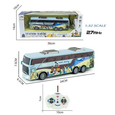 China RC Model RC Car City Bus Auto R/C Vehicle School Bus with Light Remote Control Toy Vehicle Baby Radio Control Classic Toy for Kids for sale