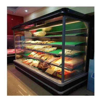 China Single-temperature ICEWELL factory hot model remote open type euro style high quality multideck refrigerator for sale