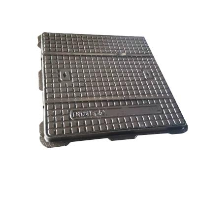 China T01 Square Malleable Iron GGG 500-7 Ductile Iron 600*600 *40 B125 Manhole Cover for sale