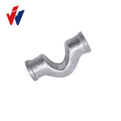 China Modern hot dipped galvanized cross cover malleable iron pipe fittings no. Fig 85 with BS wires, gathered for sale