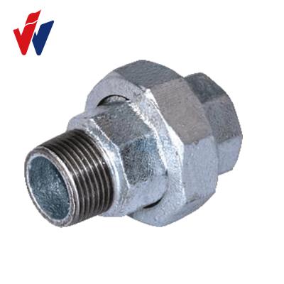 China Fig No.340 Ductile Medium Type Hot Galv Cast Iron. M Brand Malleable Iron Pipe Fitting Assembled With NPT Threads For Philippines Market for sale