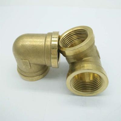 China Brass Water Pipe Fittings Brass Elbows 1/2