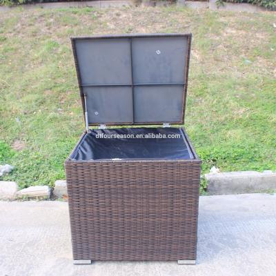 China Garden Set High Quality Garden Rattan Cushion Storage Box for sale