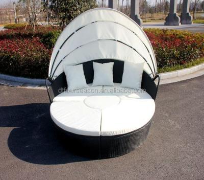 China Garden set popular outdoor daybed selling right round for sale