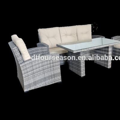 China Garden Rattan Set Garden Dining Sets for sale