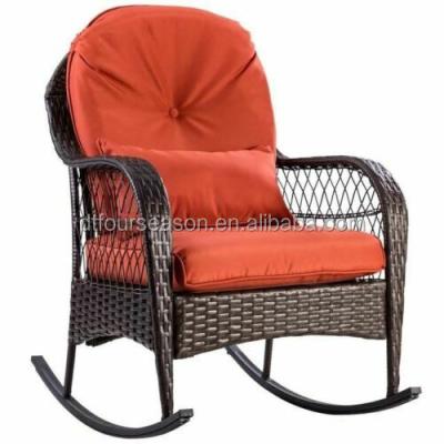 China Modern Garden Set Patio Rattan Wicker Rocking Chair for sale