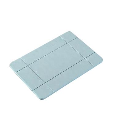 China Sustainable New Style Anti Slip Eco-friendly Diatomaceous Earth Quickly Absorbent Dry Bath Mat for sale