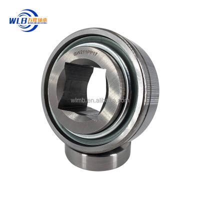 China Agricultural Machinery Repair Shops OEM Hex Bore GW211PP17 Inch Low Noise Bearing Bearing for sale