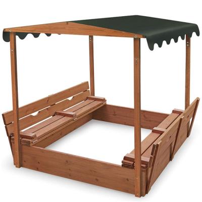 China Beach tool toys good quality and low price kids outdoor wooden sandbox for sale