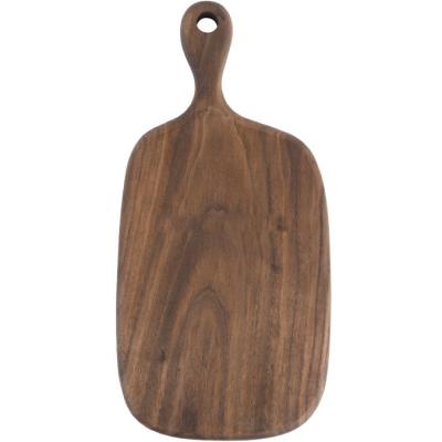 China Sustainable Black Walnut Chopper Cheese Charcuterie Bread Board Sushi Pizza Board for sale