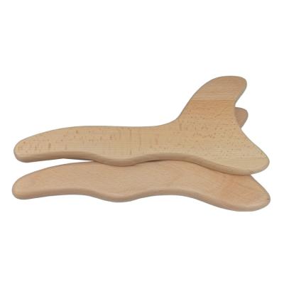 China Handheld Beech Wood Therapy Massage Tools Wooden Guasha Board for sale