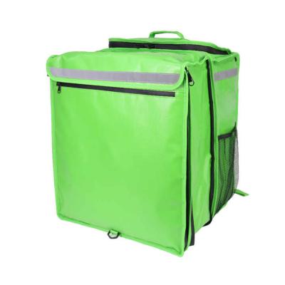 China Professional Pizza Food Maker Delivery Backpack Insulated Fluorescent Green Lining for sale