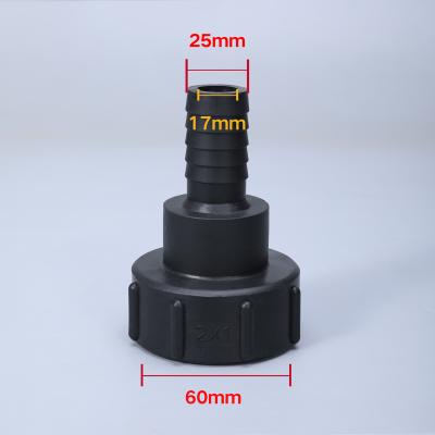 China 1000L Garden Water Reservoir IBC Connector Pagoda Quick Joint Fittings Wholesale Adapter Garden Connectors for sale