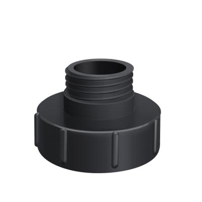 China Garden IBC Tank Faucet Adapter S60x6 Male Thread Fittings Connector Indoor Or Outdoor Plastic Quick Container for sale