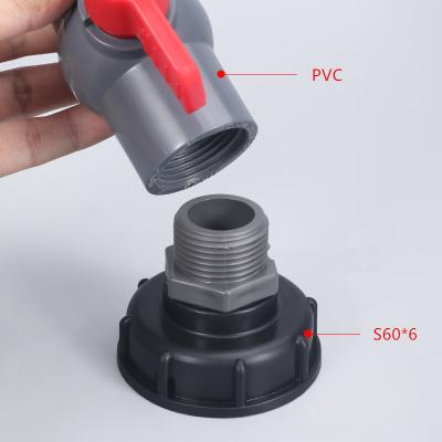 China Ibc Indoor Or Outdoor Adapters Plastic Garden Valve Stainless Steel Fitting Connector For Garden for sale