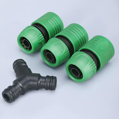 China Garden Water Connectors Pipe Fittings Plastic Nipple With Wire Coupling Water Quick Connector Pneumatic System for sale