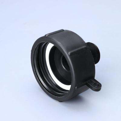 China Garden Water Connectors 0.75 Inch Adapter Coupling Plastic Connector S60*6 Garden Valve Fitting Hose For IBC TANK for sale