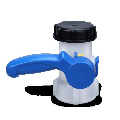 China Garden Accessories DN40 62mm 1000l IBC Tote Tank Butterfly Valve Taps Water Container Mount for sale