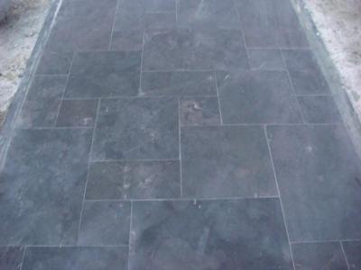 China Material honed200 Decoration Finished Blue Lime Pavers for sale