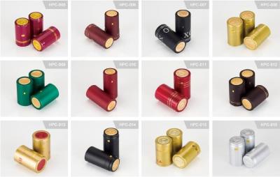 Cina Capsule termoretraibili per bottiglia di vino in PVC resistente al calore Stampa serigrafica con rivestimento UV in vendita