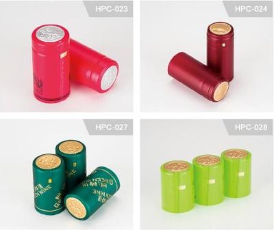 China Heat Shrink Capsules Antislip reliëf Heat Shrink Cap Seal Gravure Printing Te koop