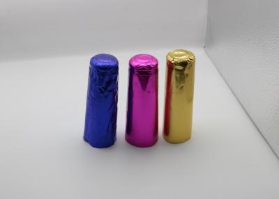 China Pas pvc-Hitte aan krimpen Kappenverbinding voor Champagne Wine Liquor Bottle Cap krimpen Omslag met Scheurstreep Te koop