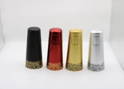 China La cápsula de aluminio vacía modificada para requisitos particulares de la botella de Champagne Wine Beer Glass Shrink del vacío con las cápsulas de la hoja del sello etiqueta la impresión en venta