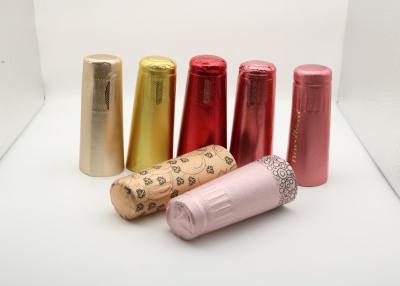 China Champagne Aluminium Foil Capsules for Sparkling Wine and Vodka Bottle Shrink Caps for sale