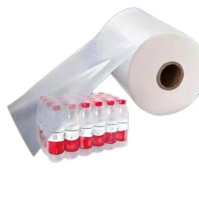 China Customised PE Plastic Films Printable Hot Shrink Wrap Packing Heat Shrinkable Film Roll for Plastic Bottles Miner wa' for sale