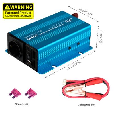 China Solar Power System Car Inverter 300W Home Pure Sine Wave Inverter 12V/24V DC to AC 110V /220V Inverter for sale