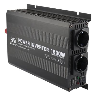 China Home Modified Solar Power System Sine Wave Inverters 1500W Car Power Inverter for sale