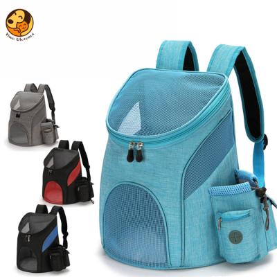 China Mesh Backpack For Cat And Wholesale Breathable Pet Bag Breathable Dog Cat Carrier Bag Pet Travel Backpack for sale