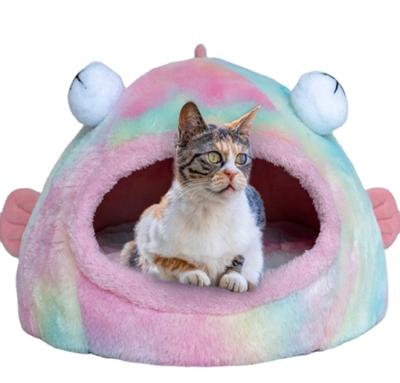 China 2021Amazon Hot Selling Durable Popular Durable Pet Bed Removable And Washable Soft Pet Bed Fluffy Bed for sale