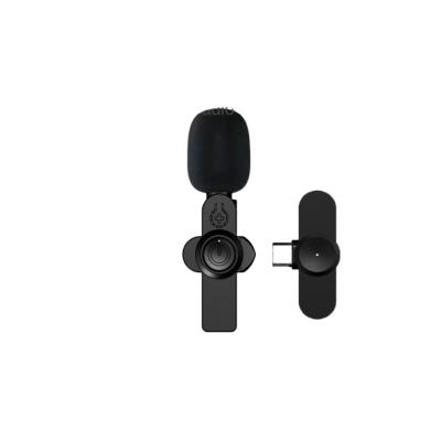 China Eco-friendly Wireless Outdoor Interview Mobile Phone Microphone 2.4g Lavalier Radio Lavalier Microphone Live Streaming Equipment Video Recording for sale