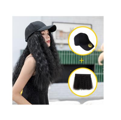 China Other New Summer Wig Cap Women's Detachable Wig Set One Piece Dropshipping for sale