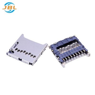 China audio & Micro Push-Push Type 1.3H SD Video PCB Plug Adapter TransFlash TF SD Card Connector MIC Connector for sale