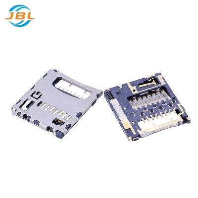 China Micro Microwave Mirco SD H1.29 SD TF Card Reader Socket Connector Adapter, SD Memory Card Connector for sale