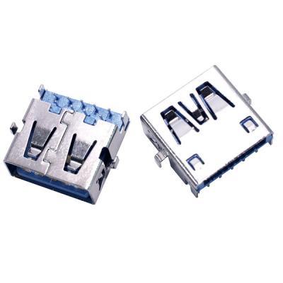 China High Data Transmission USB3.0 Connector 90 Degree Male-Female USB SMT USB Connector for sale