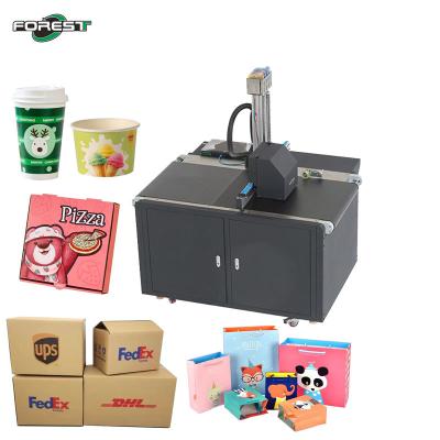 China Corrugated Inkjet Printer Single Pass Printer Digital Carton Box Printing Machine Paper Bag Corrugated Box for sale