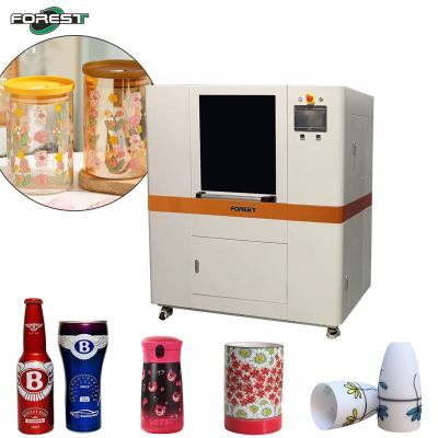 China Rotary Inkjet Printer for Cylinders Thermos Mug Cup Digital Rotary UV Printer UV Bottle Printer Te koop