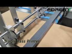 Automatic Single Pass Printer 50Hz Inkjet Digital Printing For Carton Box