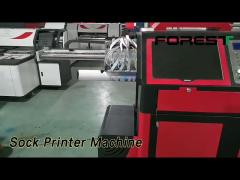 Cylinder Sock Printer Machine 2400DPI 360 Digital Auto Cleaning Customizable